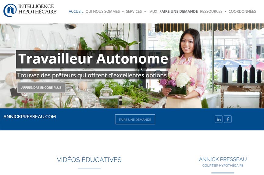 Annick Presseau Project Example