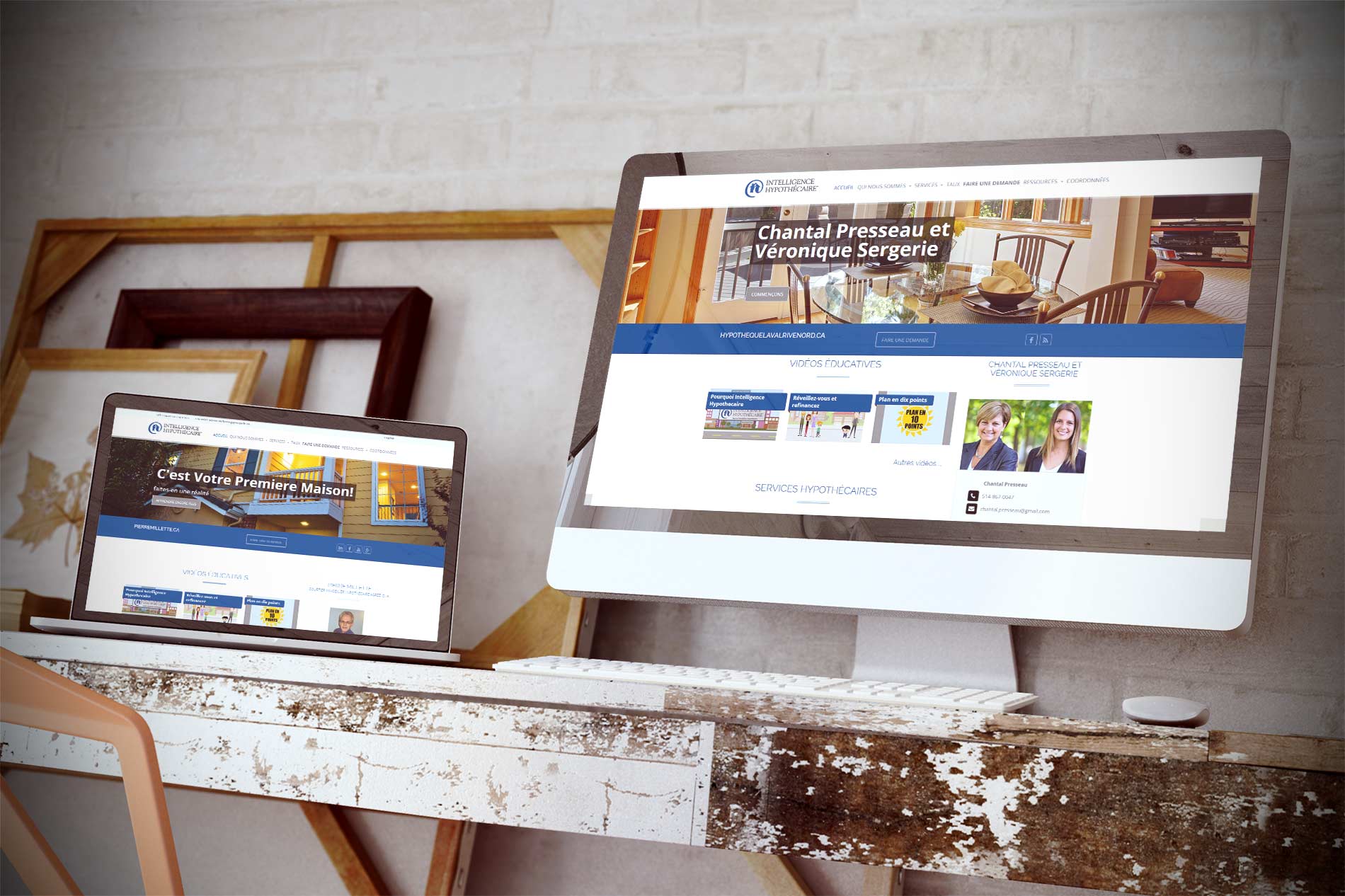Sites professionnels et compatibles avec les appareils mobiles, soutenus par un hébergement sûr et un excellent service à la clientèle.