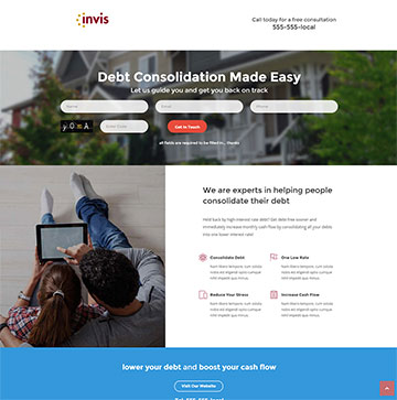 INVIS landing page 1