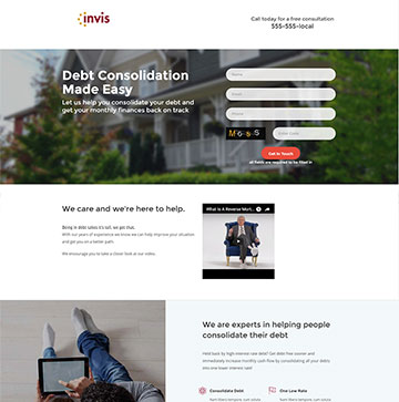 INVIS landing page 3
