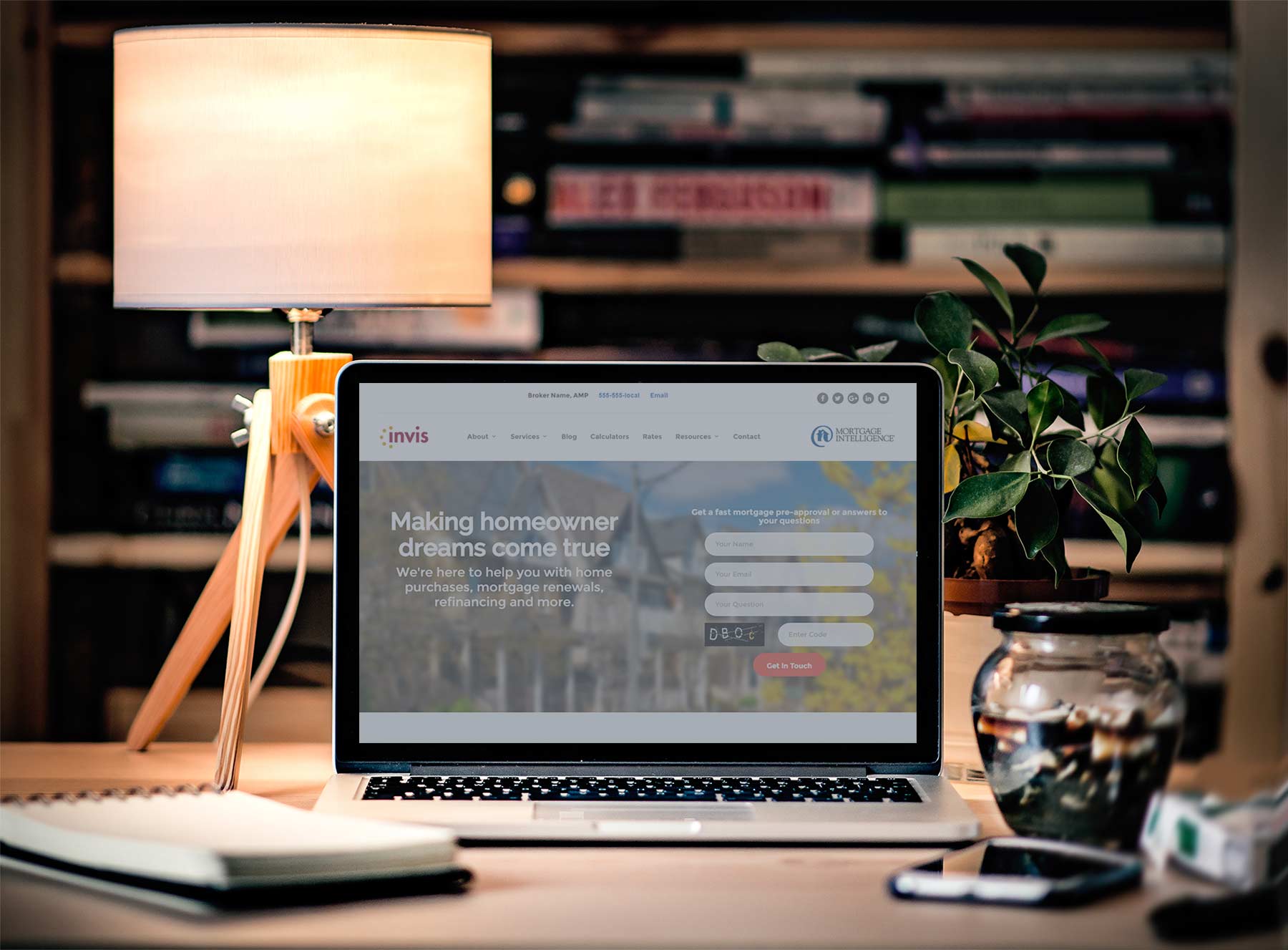 Websites for Invis and Mortgage Intelligence Mortgage Brokers and Agents
